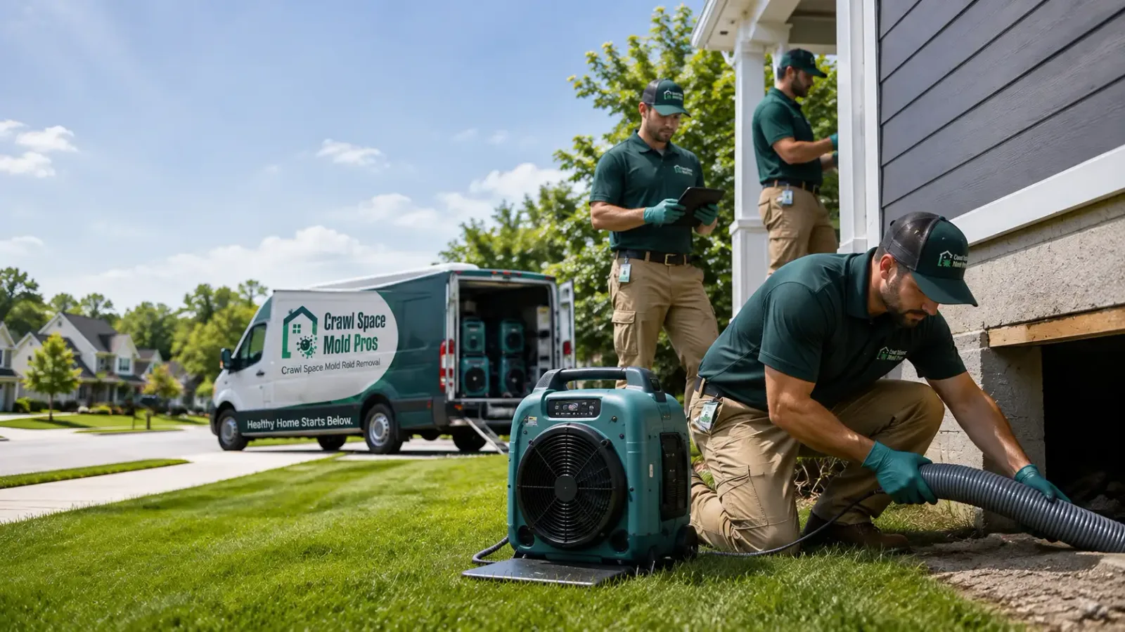 Crawl Space Mold Removal in Sandy Ridge, NC
